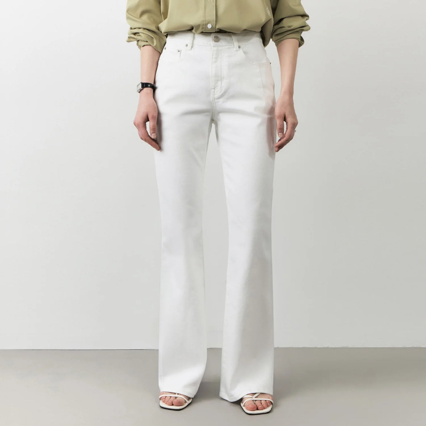 Women Bootcut High Jeans