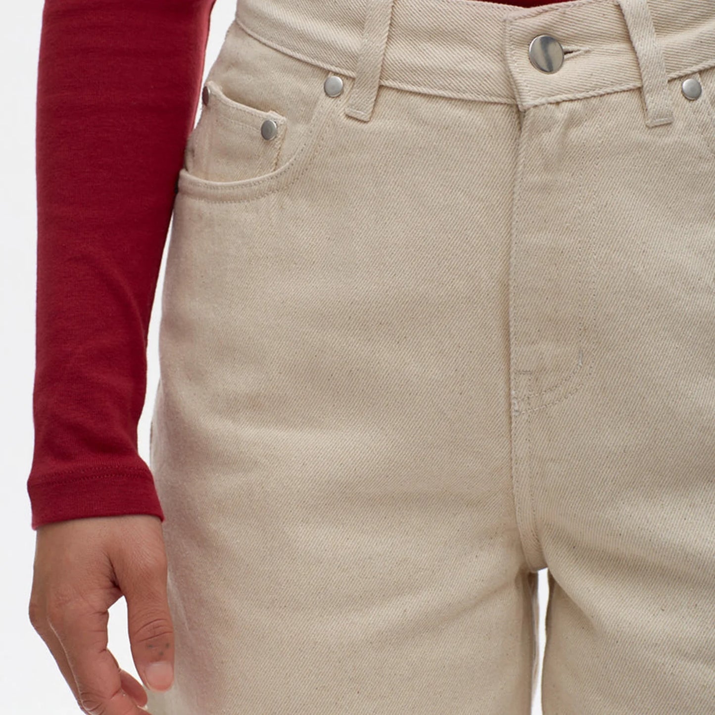Knee Length Denim Shorts