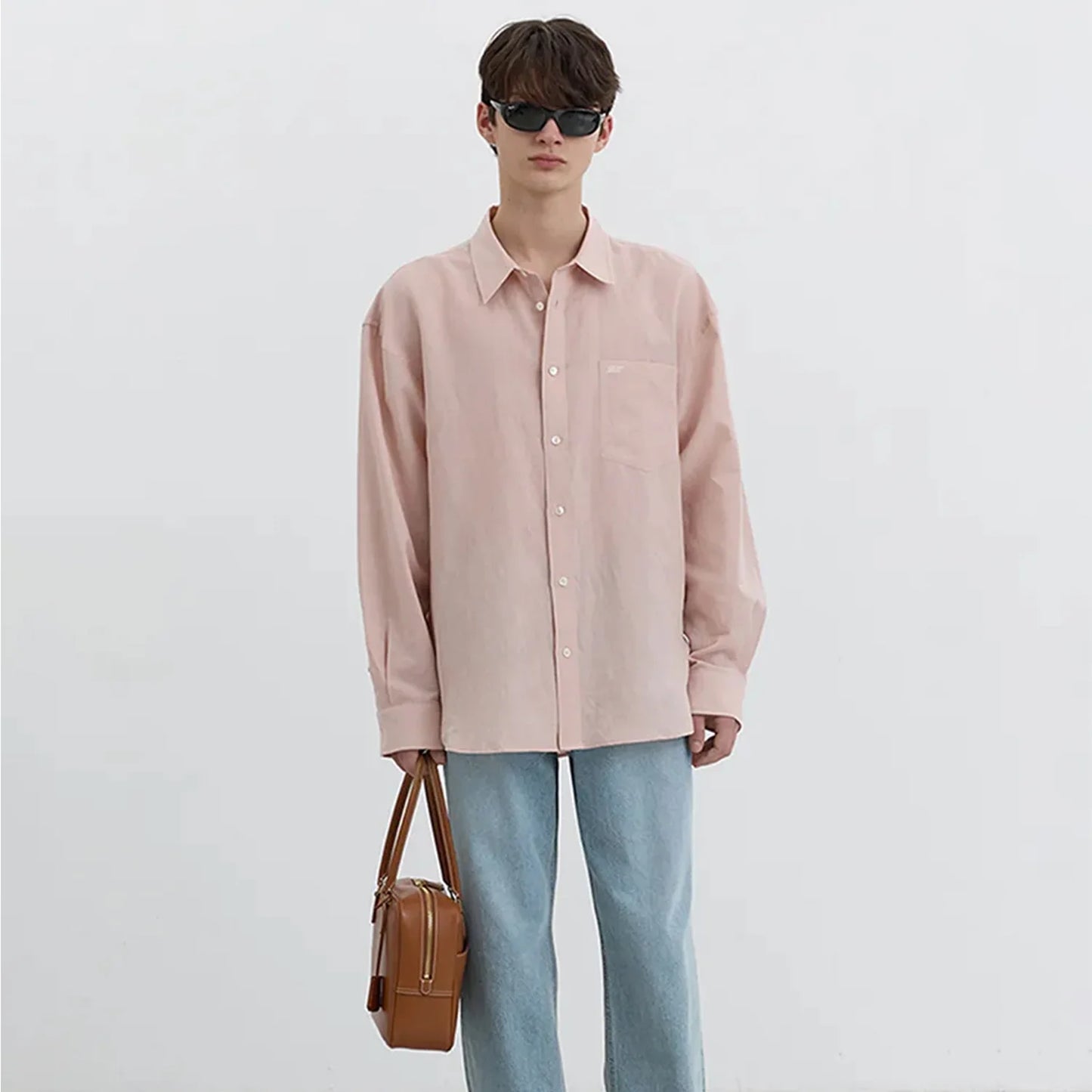 Men Long Sleeve Cotton Shirts