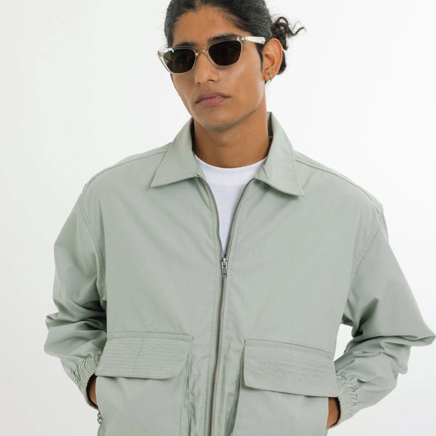 Regular Fit Solid Jacket