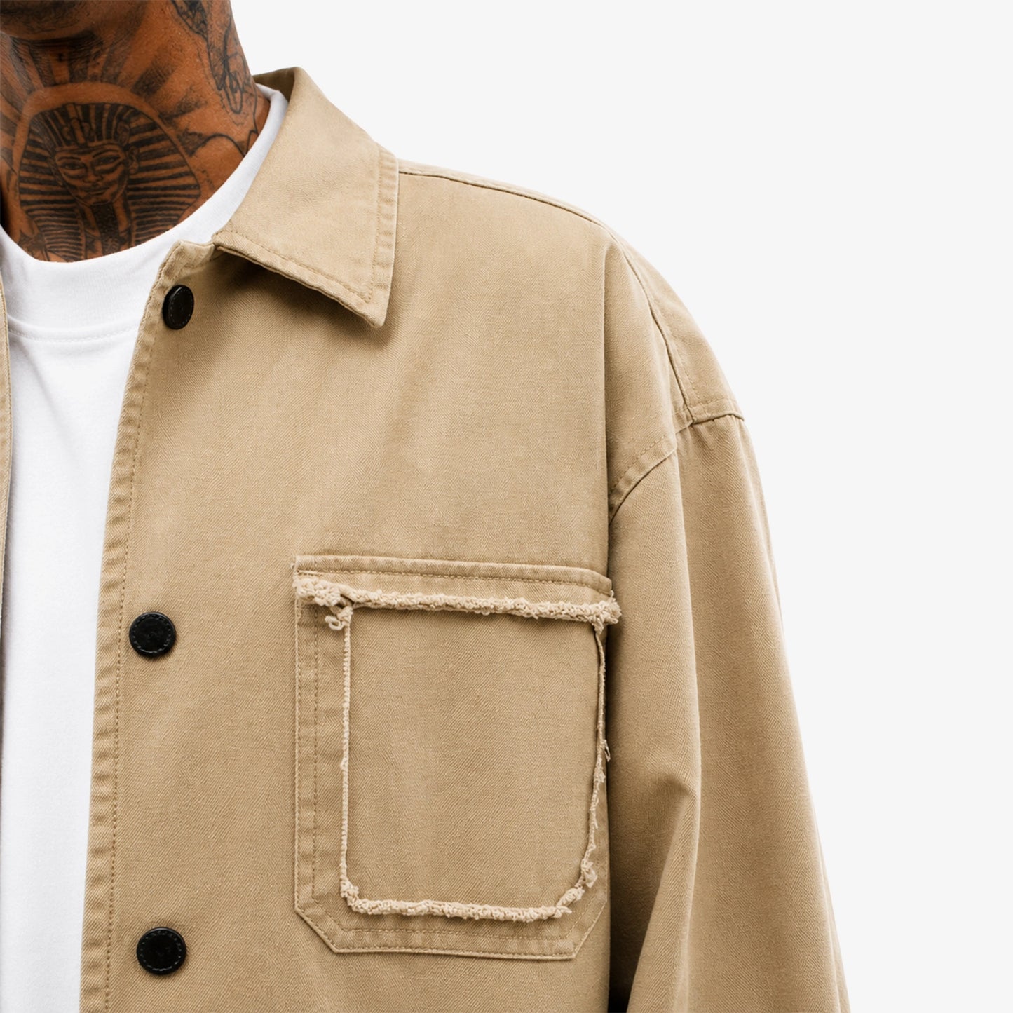 Rugged Utility Shirt Jacket