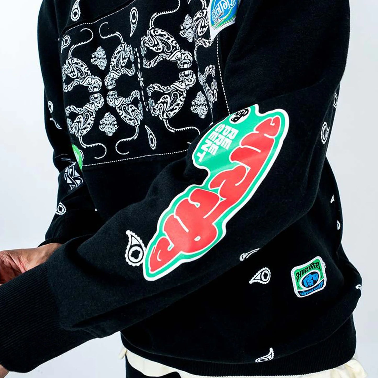 Printed Pullover Sweatshirt