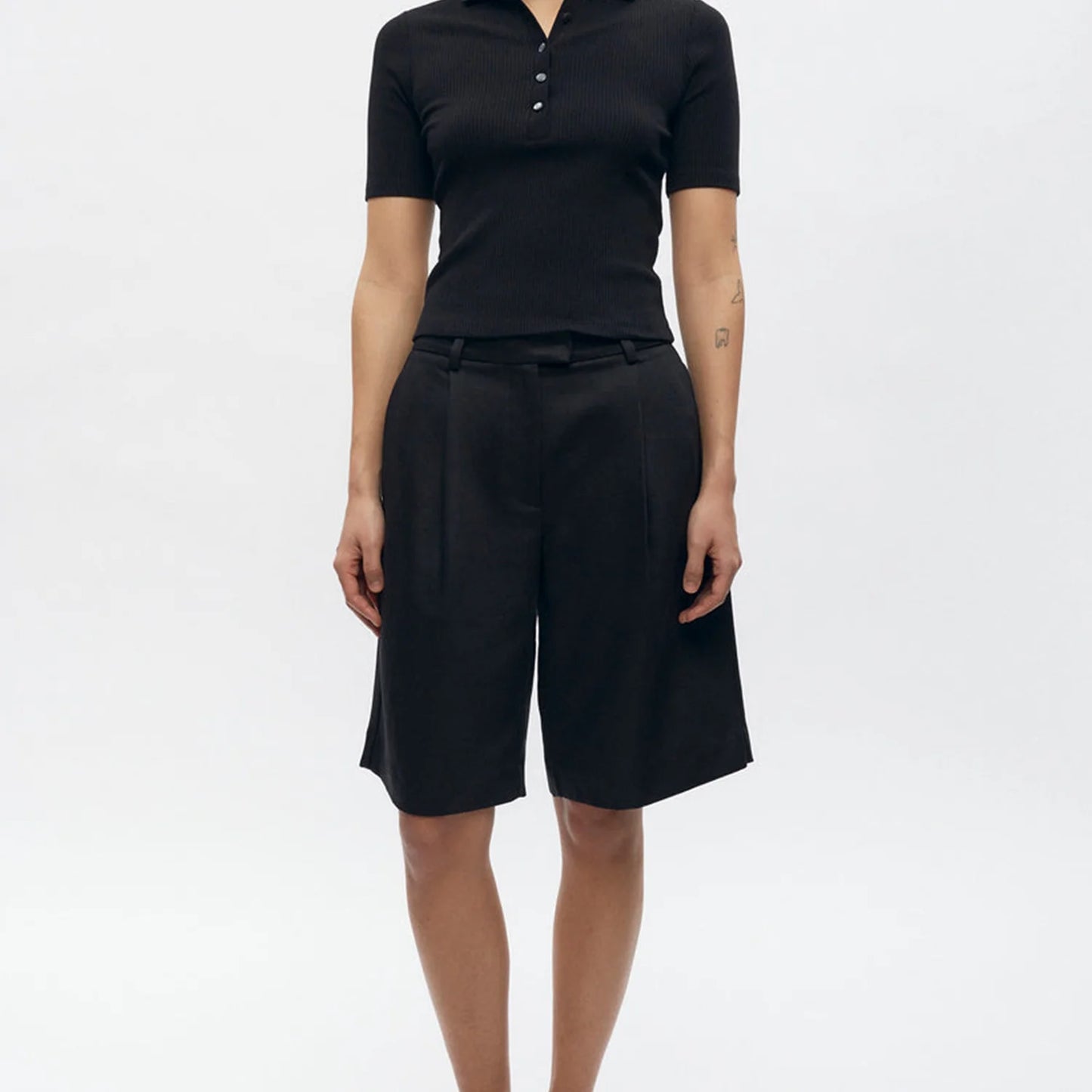 Mid-Rise Casual Shorts