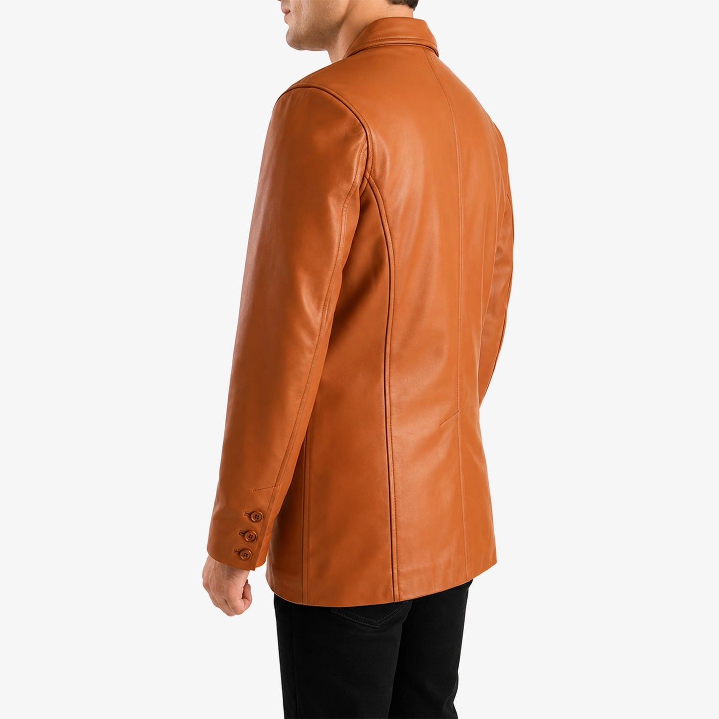 Classic Men's Leather Coat
