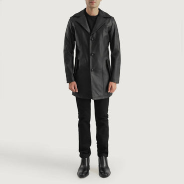 Black Leather Blazer