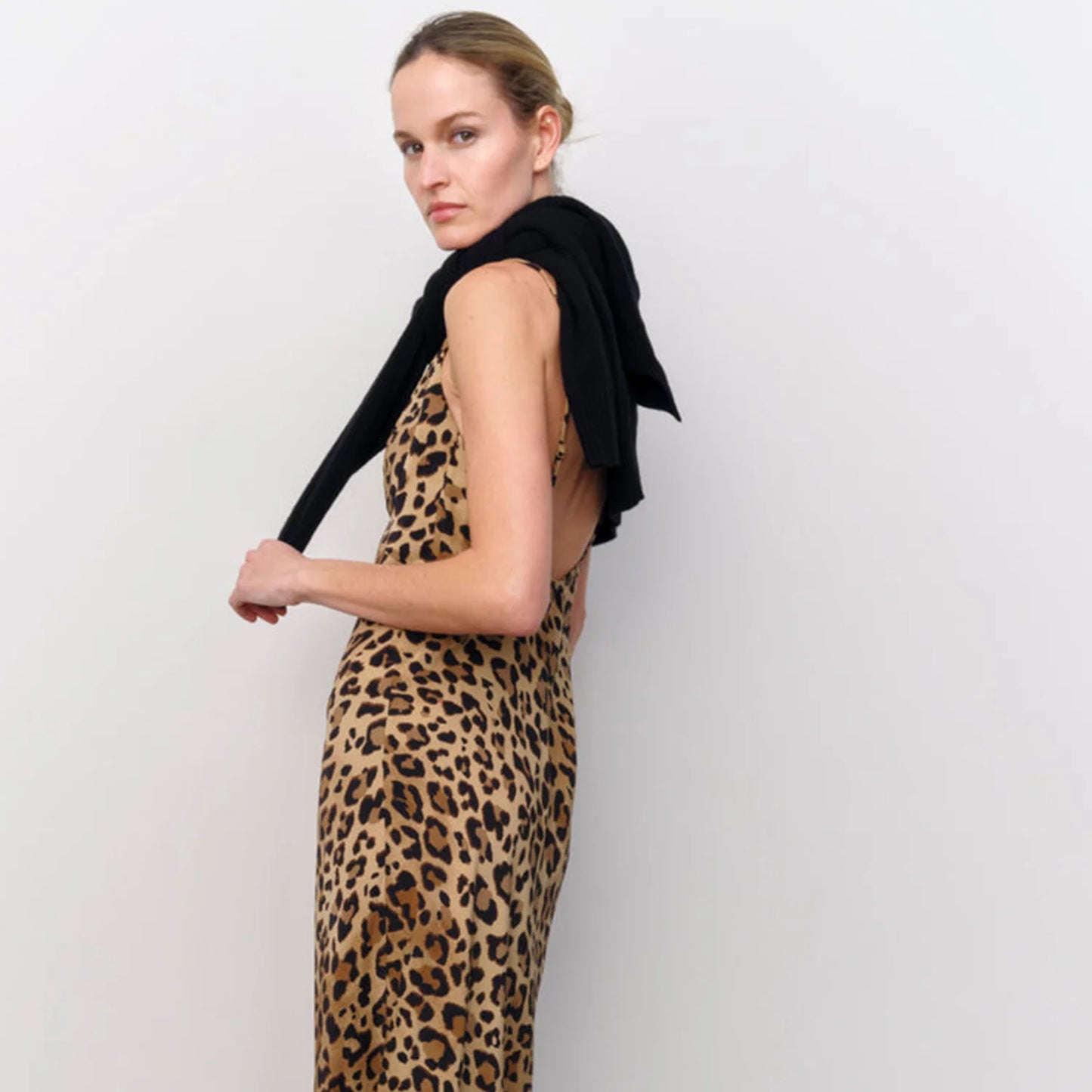 Animal Print Midi Dress
