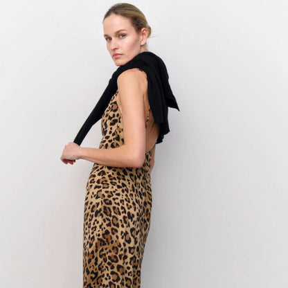 Animal Print Midi Dress