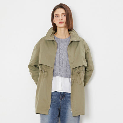 Hooded Jacket Mid Length