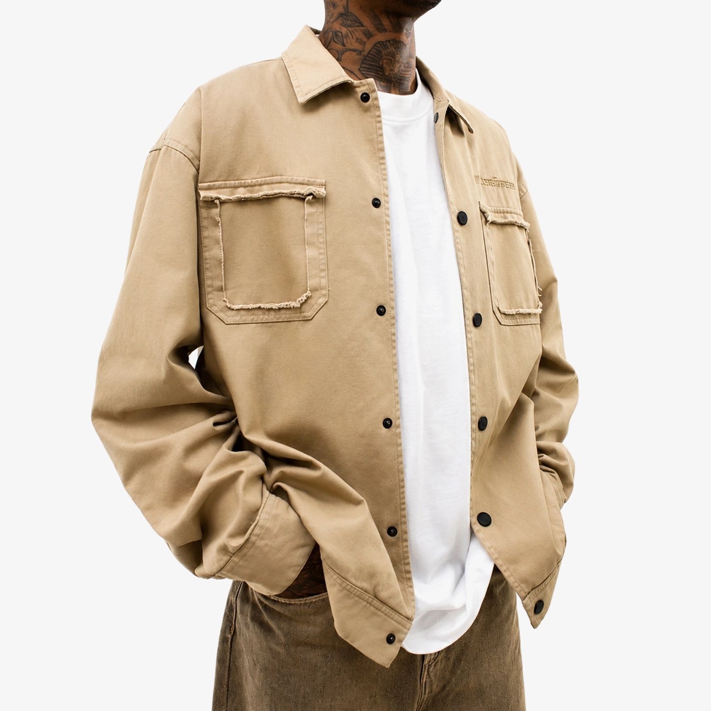 Rugged Utility Shirt Jacket