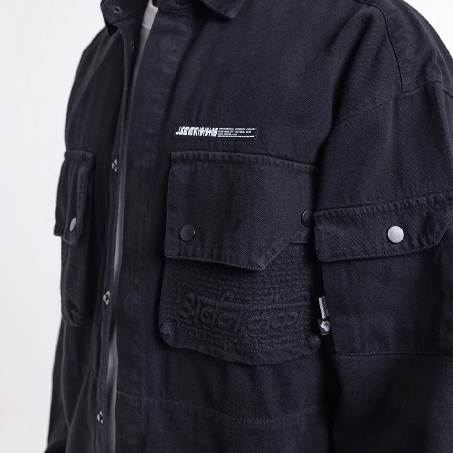 Men Jacket With Patchwork