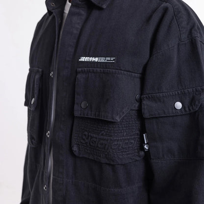 Men Jacket With Patchwork