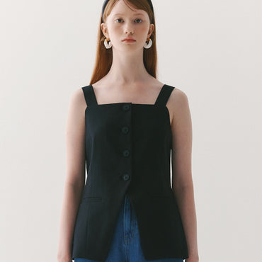 Women Front Buttons Waistcoat