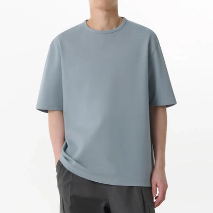 Solid Round Neck T-Shirt