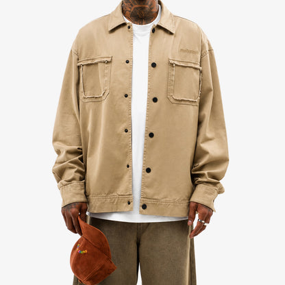 Rugged Utility Shirt Jacket