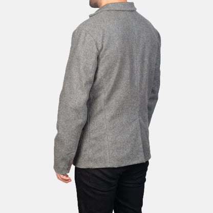 Grey Wool Blazer