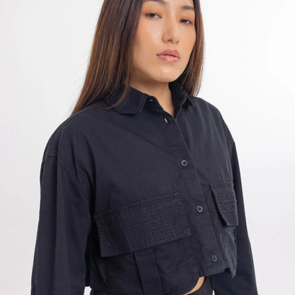 Women Shirt With Flap Pockets