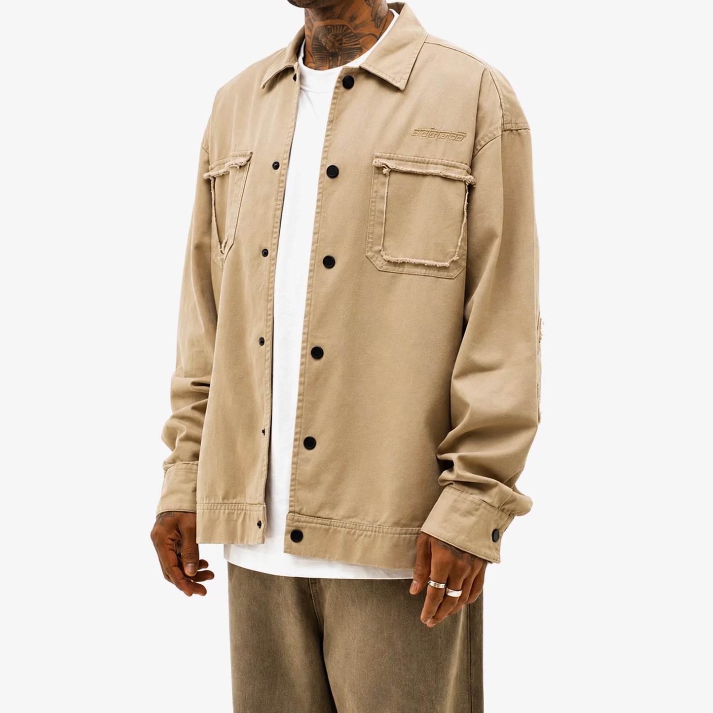 Rugged Utility Shirt Jacket