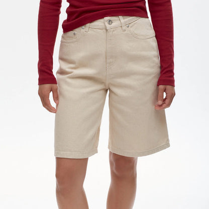 Knee Length Denim Shorts