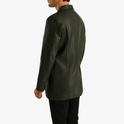 Classic Men's Leather Coat
