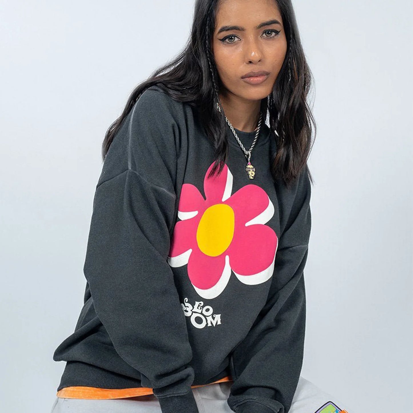 Printed Hooded Sweatshirt