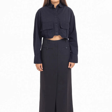 Women Shirt With Flap Pockets