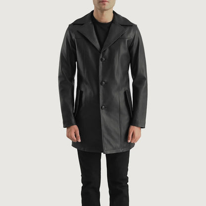 Black Leather Blazer