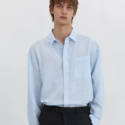 Men Long Sleeve Cotton Shirts