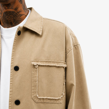 Rugged Utility Shirt Jacket