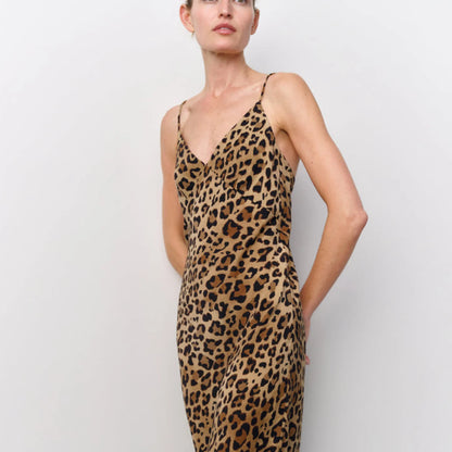 Animal Print Midi Dress