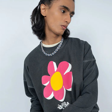 Printed Hooded Sweatshirt