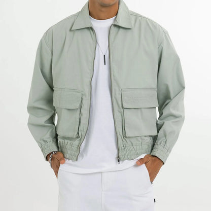 Regular Fit Solid Jacket